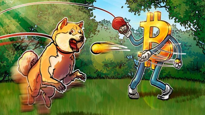 Dogecoin loses 70% against Bitcoin during 6 months of celebrity Dogecoin loses 70% against Bitcoin during 6 months of celebrity DOGE endorsements