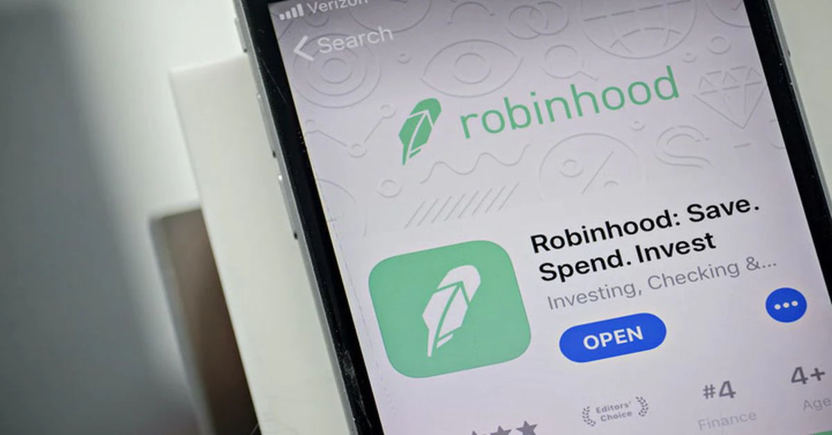 Robinhood Shares Fall as Crypto Trading Revenue Declines Sharply