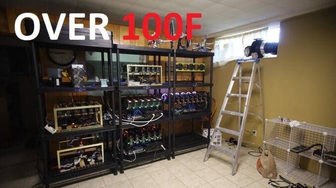 My Crypto Mining Basement Is HOT! 🔥