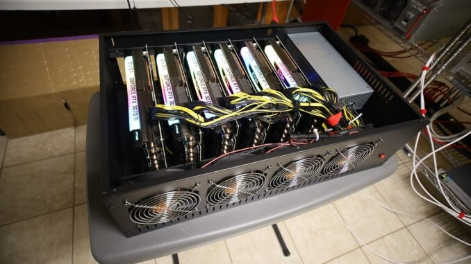 Testing 6x 3070 Ti's in a MineBox 6L Server Case!