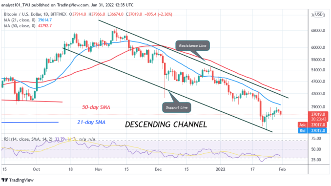Bitcoin (BTC) Price Prediction: BTC/USD Pushes on the Upside; Can Bulls Overcome $39K Resistance?