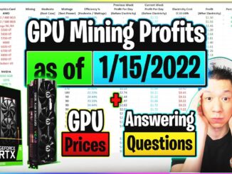 GPU Mining Profits as of 1/15/22 | GPU Prices | Answering Questions