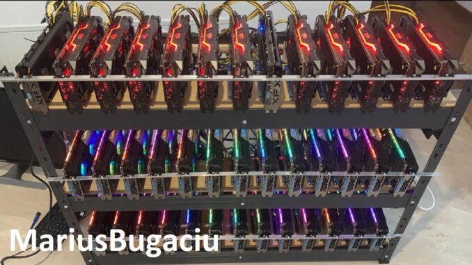 Glorious 5700 XT SHELF Mining Rig | CMRS 142