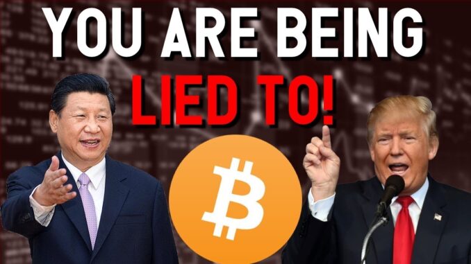 🚨PROOF you are being LIED TO about BITCOIN! 😱China & USA admit to crashing BTC!