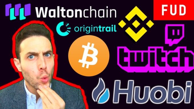 ALL ICOs ARE SECURITIES? $100 M Huobi Blockchain! Binance Fiat Crypto Pairs | BTC WTC TRAC GVT