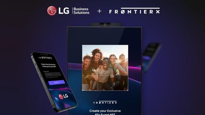 LG partners with FR0NTIERX for next-generation smart screen NFT displays LG partners with FR0NTIERX for next-generation smart screen NFT displays