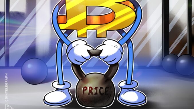 $30K BTC price target stays valid as ‘boring’ Bitcoin heads into US jobs data