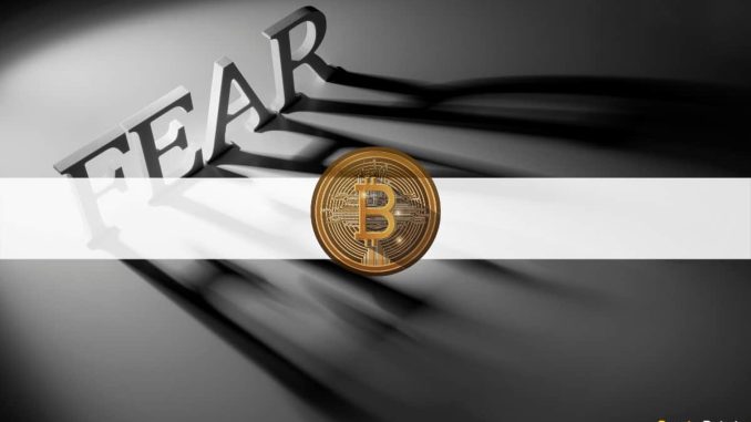Bitcoin Fear and Greed Index Signals Fear for 2 Conscutive Days