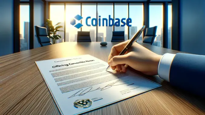 Coinbase to raise $1 billion for debt repayment from convertible Coinbase to raise $1 billion for debt repayment from convertible notes
