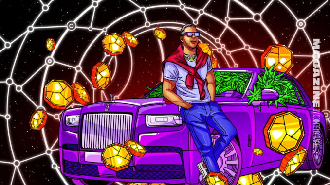 UK cannabis millionaire’s legal ‘deals on wheels’ via crypto