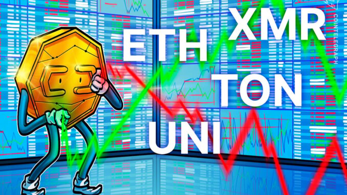 ETH, TON, UNI, and XMR could rally if Bitcoin clears $68,000
