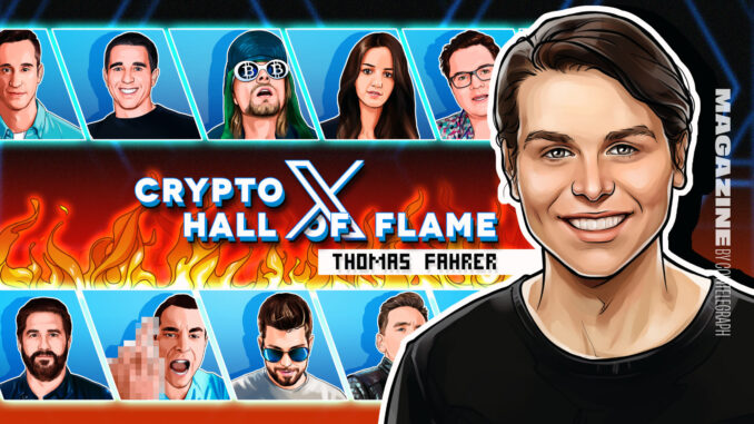 Bitcoin $500K prediction, spot Ether ETF ‘staking issue’— Thomas Fahrer, X Hall of Flame
