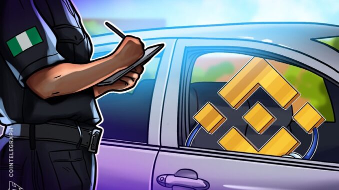 Nigerian central bank alleges unauthorized transactions by Binance