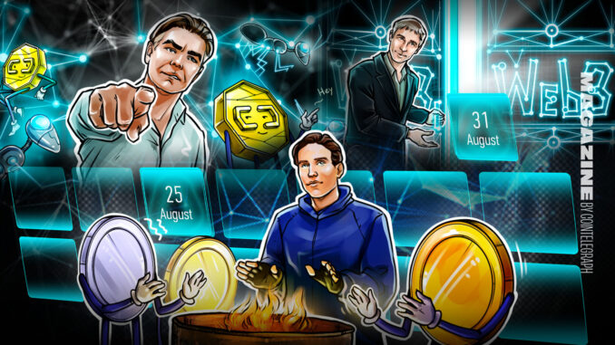 Telegram CEO cannot leave France, OpenSea receives Wells notice, and Telegram CEO cannot leave France, OpenSea receives Wells notice, and more: Hodler’s Digest, Aug. 25