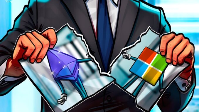 ‘Silly’ to shade Ethereum, the ‘Microsoft of blockchains’ — Bitwise ‘Silly’ to shade Ethereum, the ‘Microsoft of blockchains’ — Bitwise exec