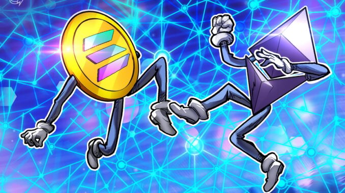 Emerging trend could see Solana ‘seriously challenge’ Ethereum: Sygnum Emerging trend could see Solana ‘seriously challenge’ Ethereum: Sygnum