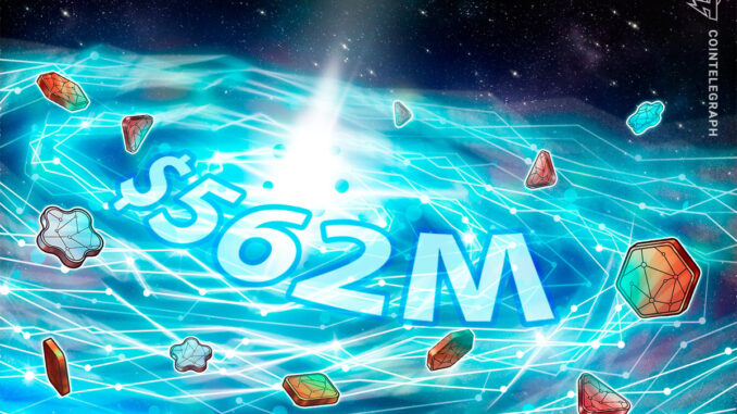 NFTs hit $562M in monthly sales volumes, recording six-month high