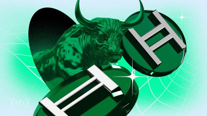 Hedera Traders Pour $144 Million into HBAR; Eye Breakout From Month Long Consolidation