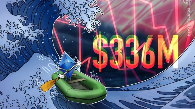 ETH falling by 20% may trigger $336M in DeFi liquidations ETH falling by 20% may trigger $336M in DeFi liquidations — Web3 exec