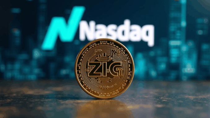 ZIGChain And Nasdaq Logo